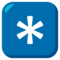 Keycap Asterisk emoji on Emojione